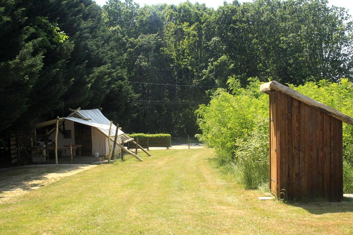 Tente Trappeur Ada, Au Jardin De La Vouivre Saint-Vincent-en-Bresse Εξωτερικό φωτογραφία