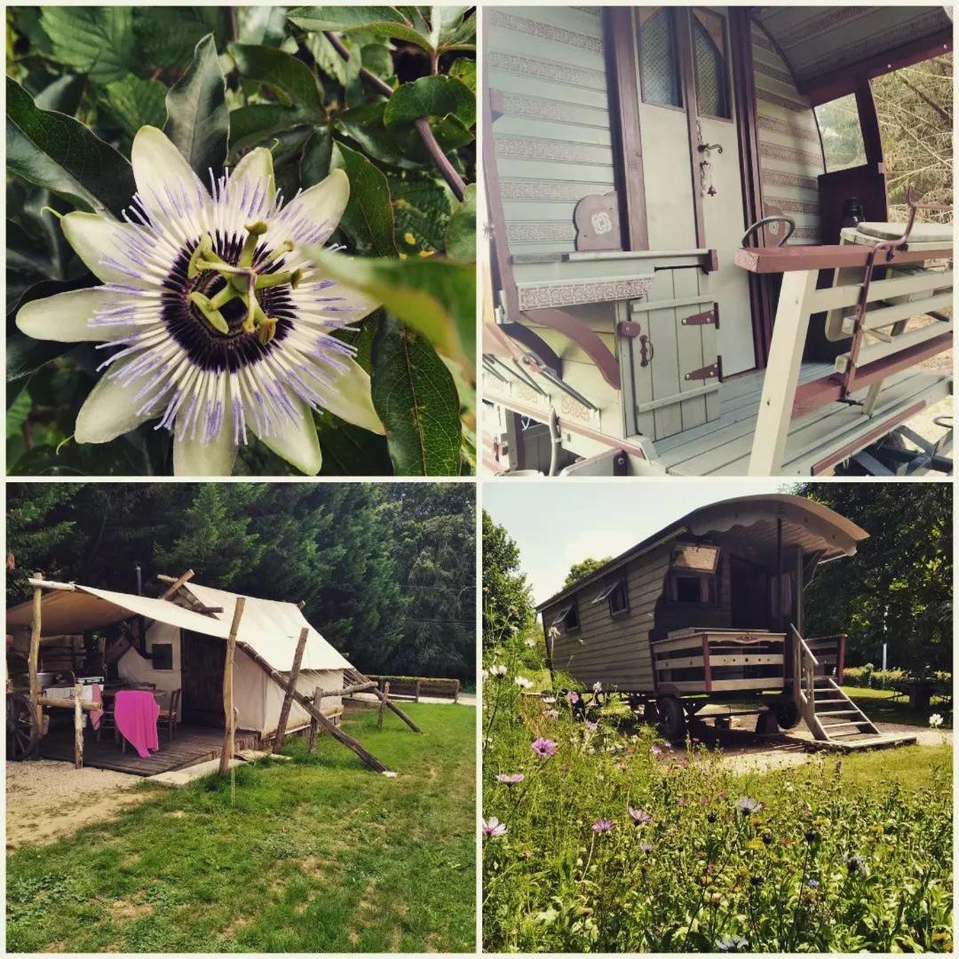 Tente Trappeur Ada, Au Jardin De La Vouivre Saint-Vincent-en-Bresse Εξωτερικό φωτογραφία